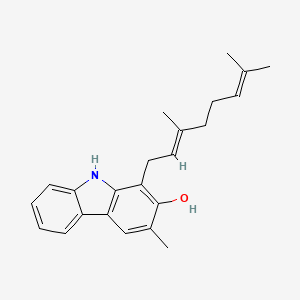 Chemical structure of Mahanimbilol