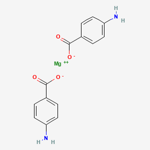 Chemical structure of Magnesium-p-aminobenzoate