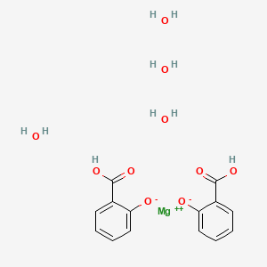 Chemical structure of Magnesium salicylate tetrahydrate