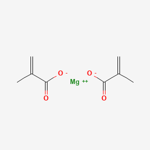 Chemical structure of Magnesium methacrylate