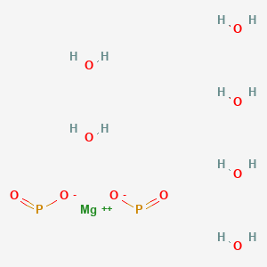 Chemical structure of MAGNESIUM HYPOPHOSPHITE HEXAHYDRATE