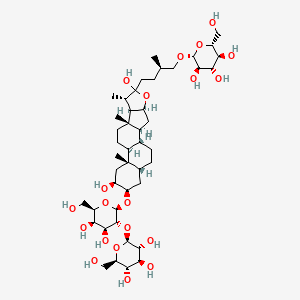 Chemical structure of Macrostemonoside J