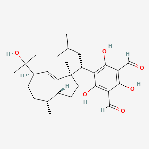 Chemical structure of Macrocarpal O