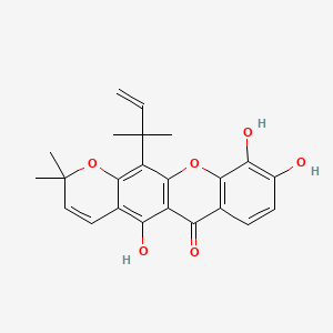 Chemical structure of Macluraxanthone