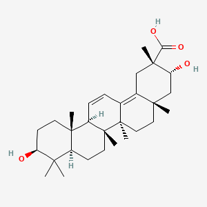 Chemical structure of Macedonic acid