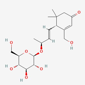 Chemical structure of Macarangioside D
