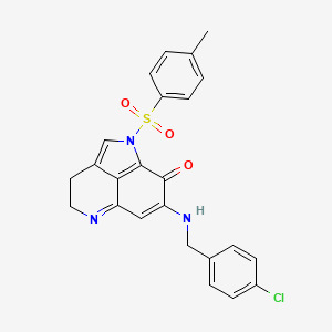 Chemical structure of MA242 free base