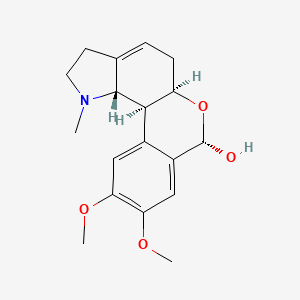 Chemical structure of Lycorenine