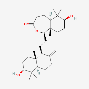 Chemical structure of Lycojaponicuminol C