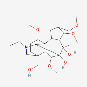 Chemical structure of Lycoctonine