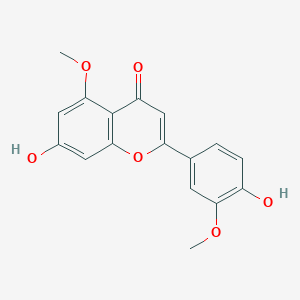 Chemical structure of Luteolin 5,3'-dimethyl ether