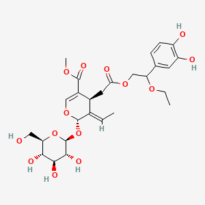 Chemical structure of Lucidumoside C