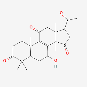Chemical structure of Lucidone B