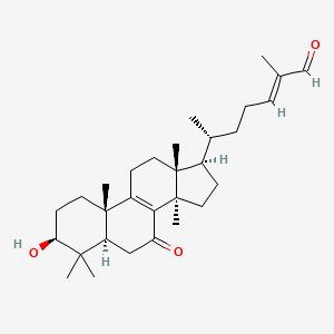 Chemical structure of Lucialdehyde C