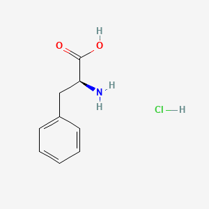 Chemical structure of L-Phenylalanine hydrochloride