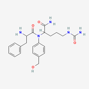 Chemical structure of L-Phe-Cit-PAB