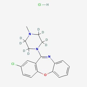 Chemical structure of Loxapine-d8 hydrochloride