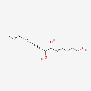Chemical structure of Lobetyol