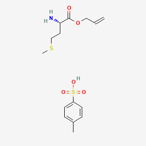 Chemical structure of L-Methionine Allyl Ester Tosylate