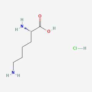 Chemical structure of L-Lysine hydrochloride