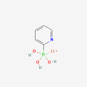 Chemical structure of Lithium trihydroxy(pyridin-2-yl)borate