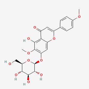 Chemical structure of Linaroside