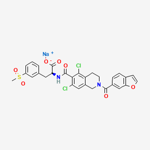 Chemical structure of Lifitegrast sodium