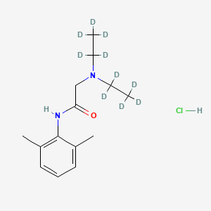 Chemical structure of Lidocaine-d10 hydrochloride