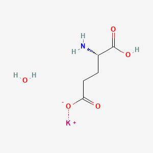 Chemical structure of L-Glutamic acid monopotassium salt