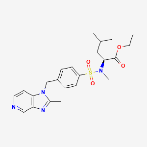 Chemical structure of Lexipafant