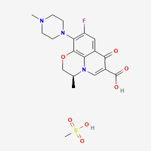 Chemical structure of Levofloxacin mesylate