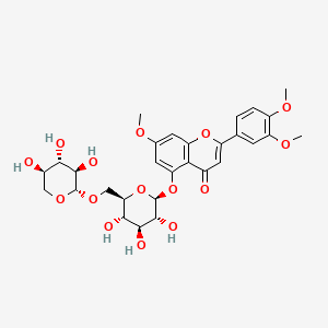 Chemical structure of Lethedioside A