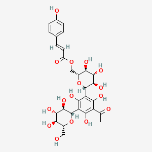 Chemical structure of Leptabiside A