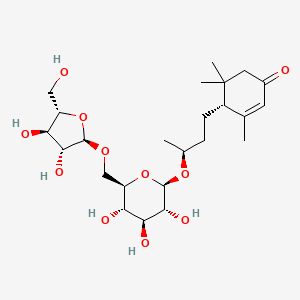 Chemical structure of Leeaoside