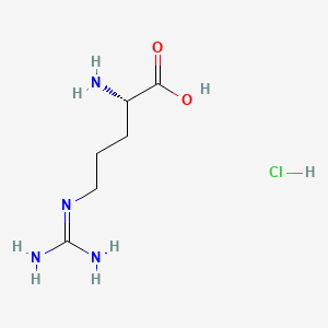 Chemical structure of L-Arginine hydrochloride