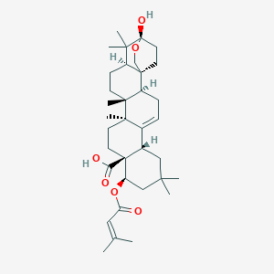 Chemical structure of Lantanilic acid