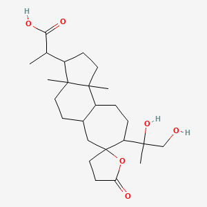 Chemical structure of Lancifodilactone F