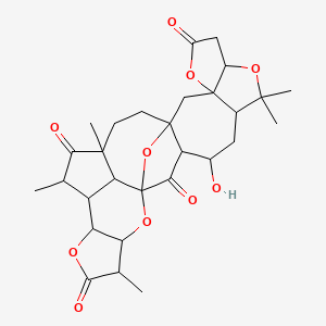 Chemical structure of Lancifodilactone C