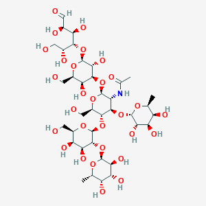 Chemical structure of Lacto-N-neodifucohexaose 1