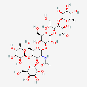 Chemical structure of Lacto-N-difucohexaose II