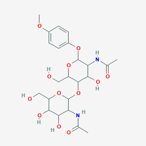 Chemical structure of LacDiNAc MP Glycoside