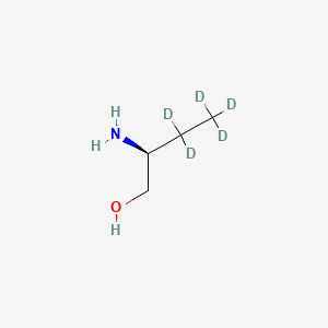 Chemical structure of L-2-Aminobutanol-d5