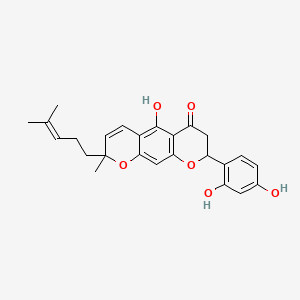 Chemical structure of Kuwanol C