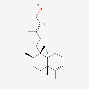 Chemical structure of Kolavenol