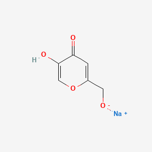 Chemical structure of Kojic Acid Sodium Salt Hydrate