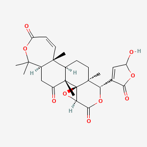Chemical structure of Kihadanin B