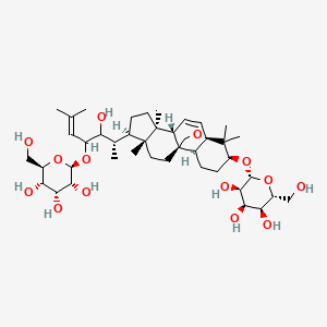 Chemical structure of Karaviloside X