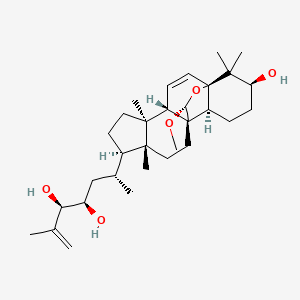 Chemical structure of Karavilagenin F