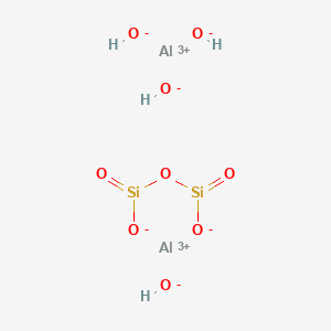 Chemical structure of Kaolinite natural
