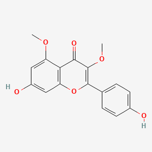 Chemical structure of Kaempferol 3,5-dimethyl ether